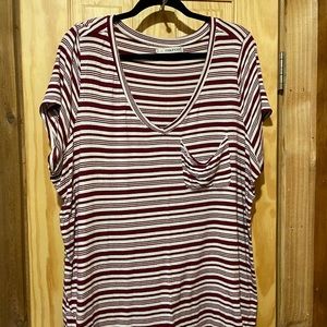 3/$10 Red & White Short Sleeve